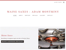 Tablet Screenshot of mainesaxes.com